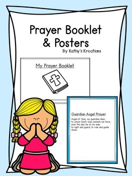 Prayer Booklet And Posters Editable by Kathy's Kreations | TPT