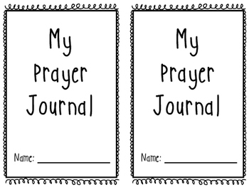 Prayer Journal by The Christian Kindergarten | TPT