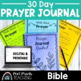 Prayer Journal Bible Lesson