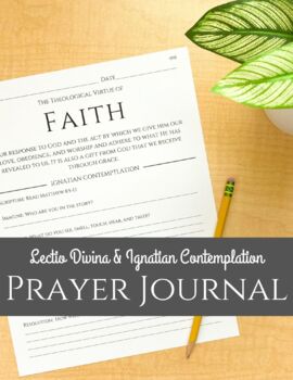 Preview of Prayer Journal - Lectio Divina and Ignatian Prayer/Contemplation on the Virtues