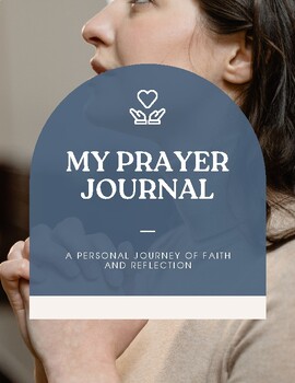 Preview of Prayer Journal for Young Kids, Adults and students. Instant Download PDF