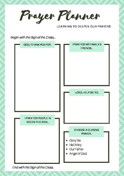 Prayer Planner by Katie Prokosch | Teachers Pay Teachers