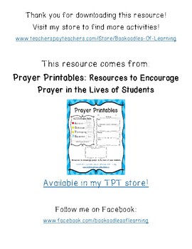 Prayer Request Slips for Students: FREEBIE from my Prayer Printables ...