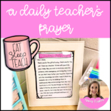 Prayer | Teacher's Prayer | FREE!