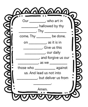 Prayer Worksheet Bundle by Little Miss Catechist Blog Shop | TpT