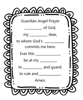 Prayer Worksheet Bundle (Level 1) by Little Miss Catechist Blog Shop