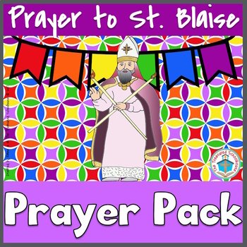 Preview of Prayer to St. Blaise Prayer Pack