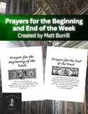 Prayers for the Beginning and End of the Week