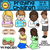 Praying Children Clip Art