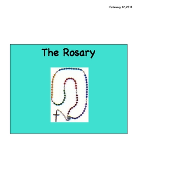 Preview of Praying the Rosary for Kids