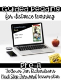 Pre-A Guided Reading Distance Learning Google Slide Templa