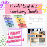 Pre-AP English 2 Vocabulary Bundle