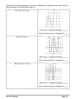 ap precalculus homework