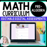 Pre-Algebra Curriculum Math Assessments | Digital Math Cur