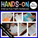 Pre-Algebra Interactive Math Notebook with Scaffolded Note