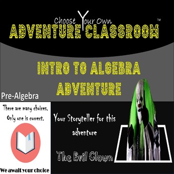 Preview of Pre-Algebra: Intro to Algebra  | The Adventure Classroom