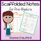 Pre-Algebra Scaffolded Notes | Guided Notes | Math Facts Fluency