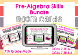 Pre-Algebra Skills Boom Cards Bundle