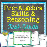 Pre-Algebra Task Cards