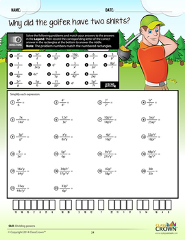 pre algebra worksheets integers variable expressions