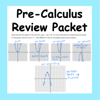 round rock high school precalculus review packet