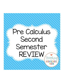 round rock high school precalculus review packet