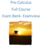 Pre-Calculus Test Bank: Entire Course (Examview)