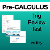 Pre-Calculus Trig Review
