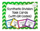 Pre Calculus or Algebra 2 Synthetic Division Task Cards wi