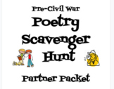 Pre-Civil War Poetry Scavenger Hunt