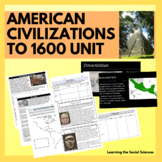 Americas Unit Bundle - Aztec, Olmec, Maya, Inca, Inuit, Ir