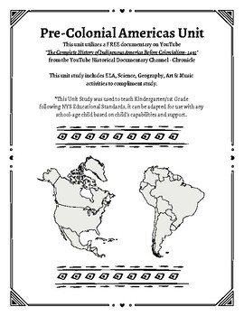 Preview of Pre-Colonial Indigenous Americas Unit with Assessments, Activities & STEAM Labs