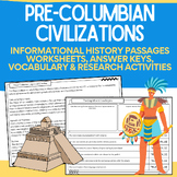 Pre-Columbian Civilizations No-prep Packet: Informational 