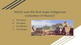 Pre-Columbian Indigenous Peoples of America: The Olmecs