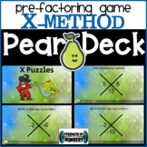 Pre-Factoring X/Diamond Method Puzzles/Game Pear Deck/Goog