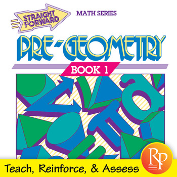Preview of Pre-Geometry Worksheets 1: Grades 4-5 | Teach, Reinforce, & Assess | Activities