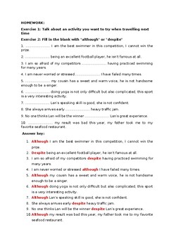 Preview of Pre-IELTS (Band 3.5) - Speaking Lesson 10: Sightseeing (2) - Homework