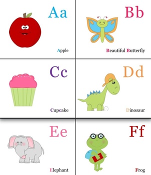 Pre K Abc Flashcards By Mandy Nicholas Teachers Pay Teachers