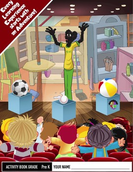 Preview of Pre K Activity Workbook