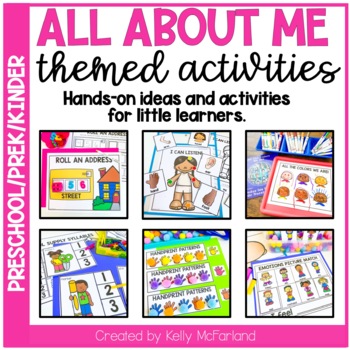 Preview of All About Me  Centers and Activities for PreK
