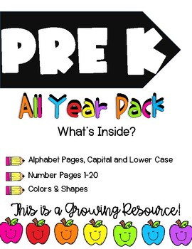 Preview of Pre K All Year Pack