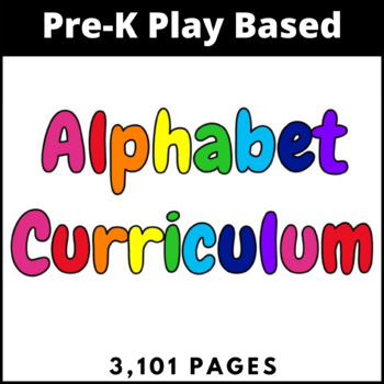 Preview of Pre-K Alphabet Curriculum