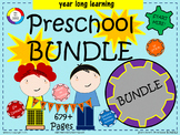Pre-K Bundle - year long learning - 679+ pages of plans, g