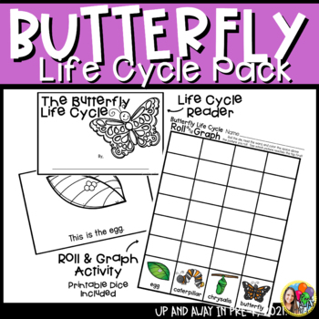 Pre-K Butterfly Life Cycle Activity Pack by Up and Away in Pre-K