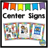 Pre K Center Signs Rainbow Edition