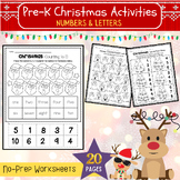 Pre-K Christmas Activities-No Prep