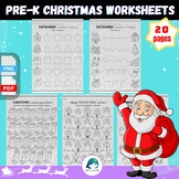 Pre-K Christmas Worksheets for Kindergarten December Winter