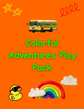 Preview of Pre-K Colorful Adventures Play Pack