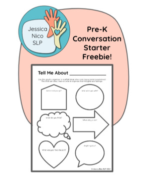 Preview of Pre K Conversation Starter FREEBIE