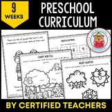 Pre-K Curriculum Pack - 9 Weeks Of Lessons - 465 Pages : P